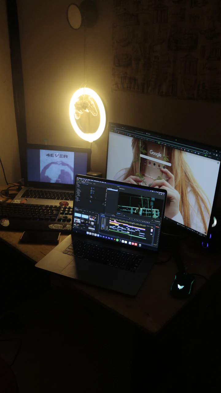 Poste de montage éclairé par un anneau lumineux